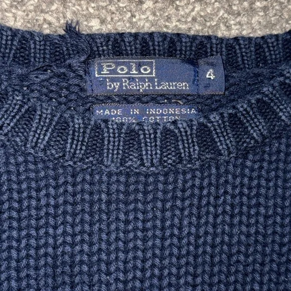 Vintage Polo Ralph Lauren Size 4 Knit
American Flag Sweater - Picture 2 of 3